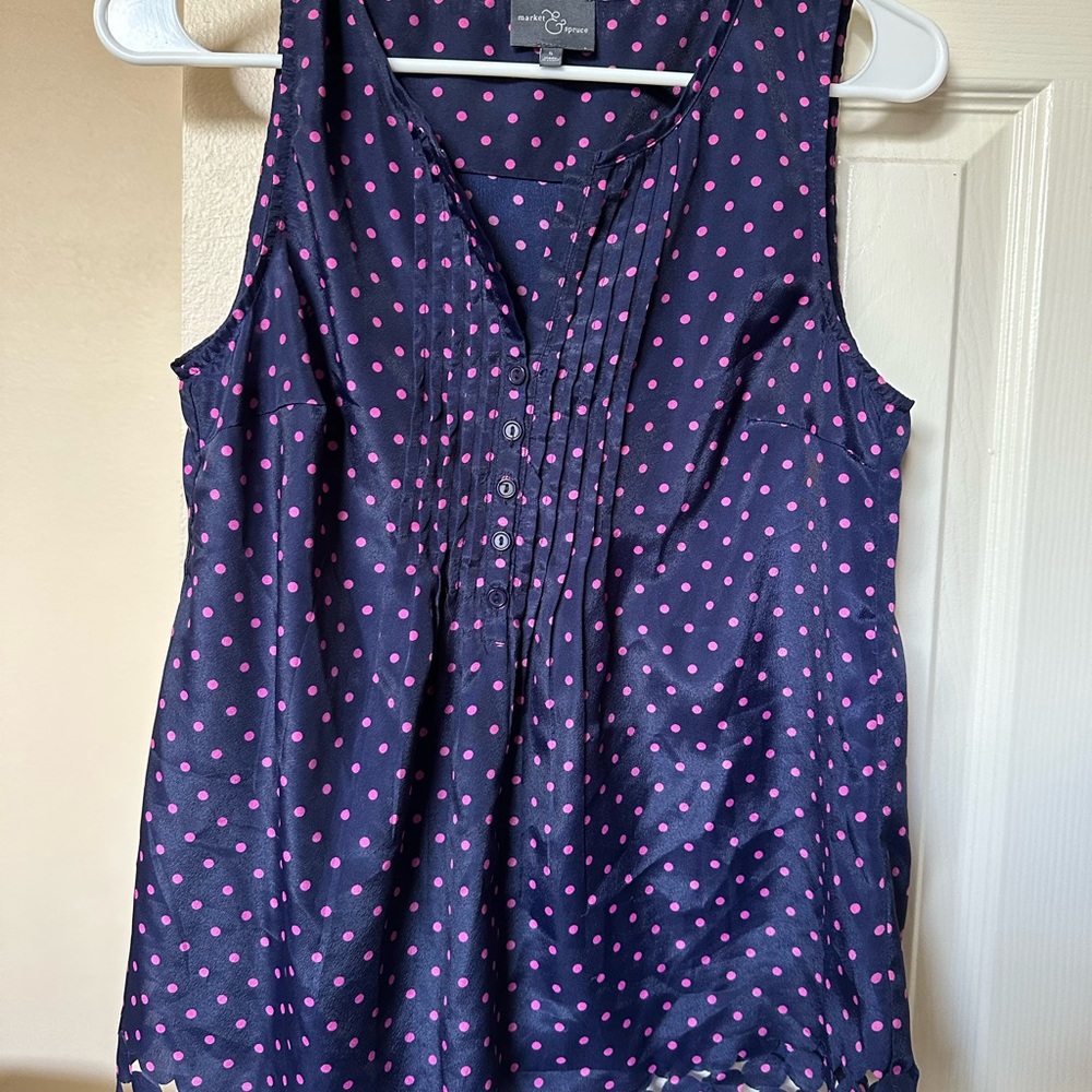Polka dot shirt